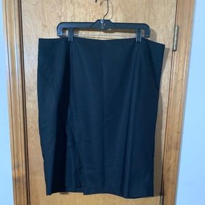 Lane Bryant Black Asymmetrical Skirt